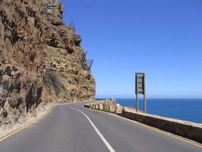 Strassenverlauf am Capmans Peak Drive